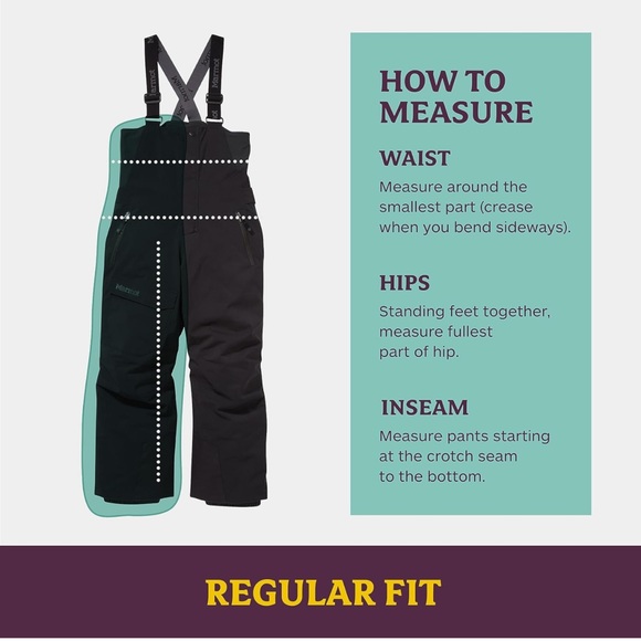 NWT MARMOT Kid's Rosco Bib - Picture 6 of 12